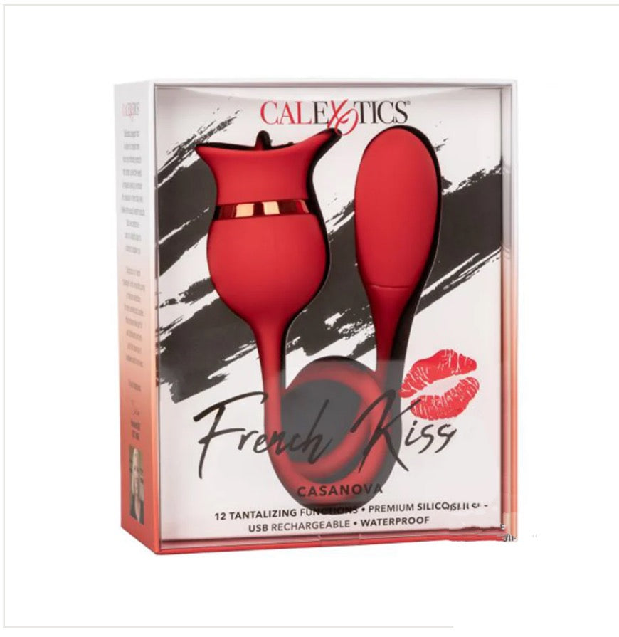 French Kiss Casanova Clit Stimulator - (2 in 1 Tongue & Bullet Vibrator!)