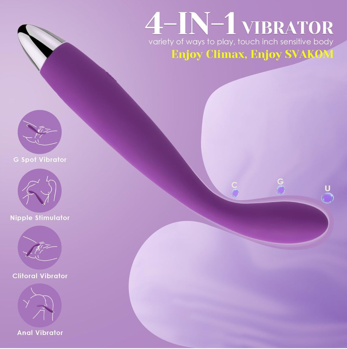 4-in-1 Goldfinger Vibrator