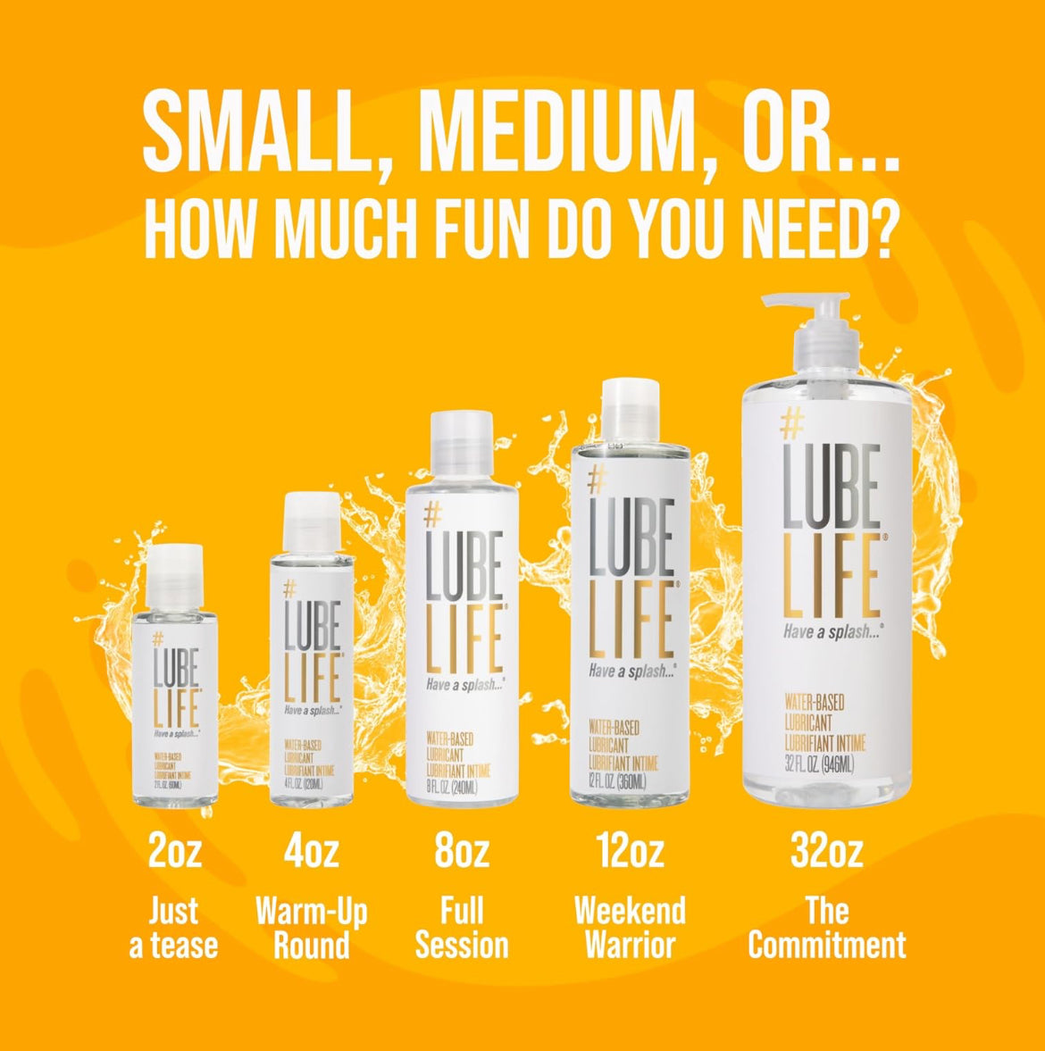 Lube Life Water Based Lubricant