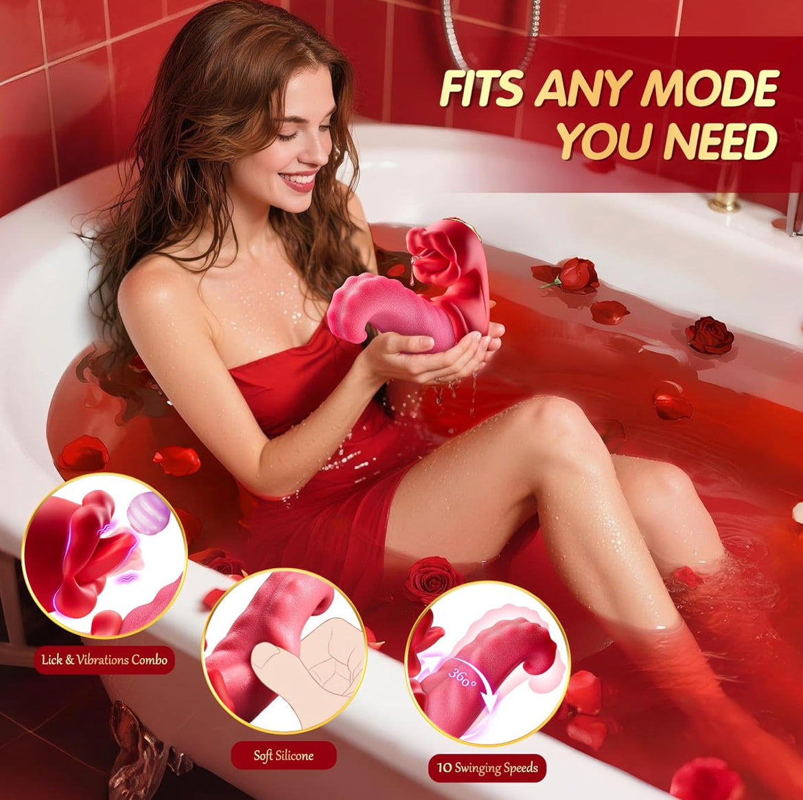 4 -in-1 Double Tounge Pleasure