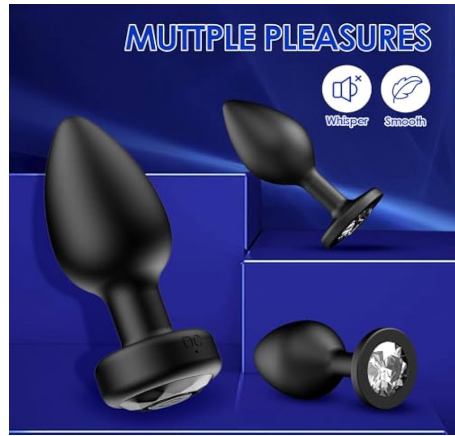 “Training Day”- Silicone Butt Plugs Kit with Remote
