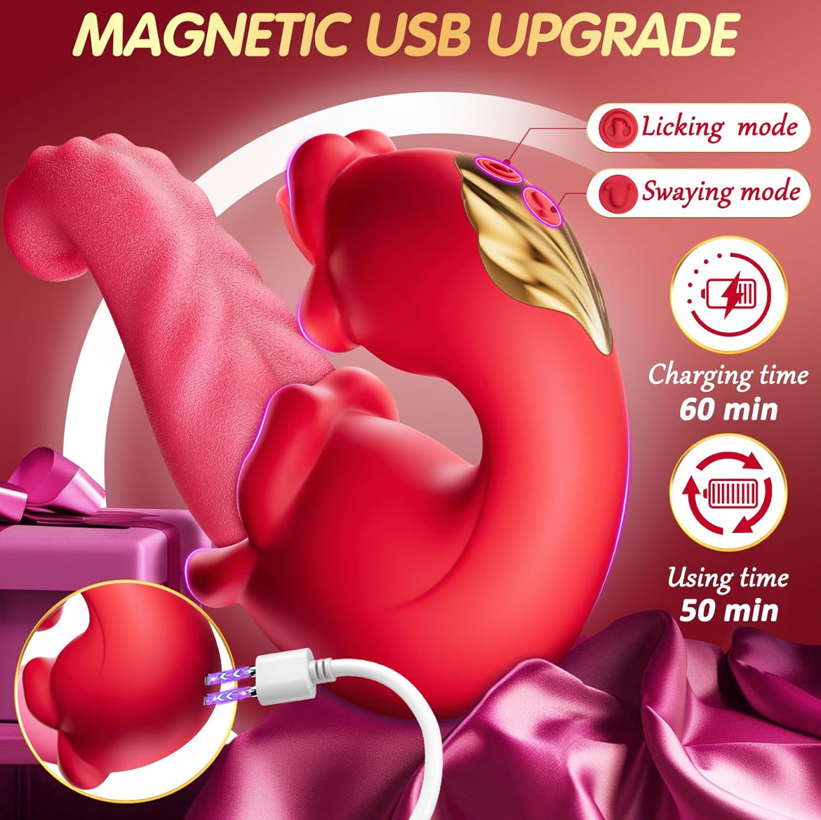 4 -in-1 Double Tounge Pleasure