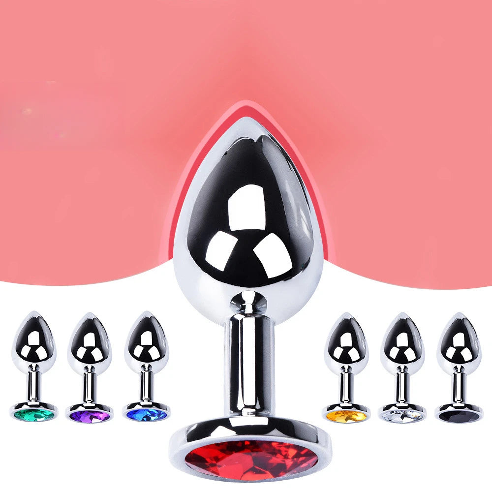 Beginner To Expert: Hot Metal Anal Plug Jewelry