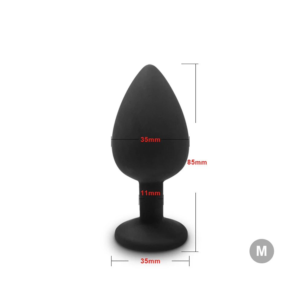4pcs Mini Erotic Bullet Vibrator Butt Plug