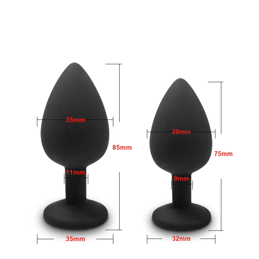 4pcs Mini Erotic Bullet Vibrator Butt Plug