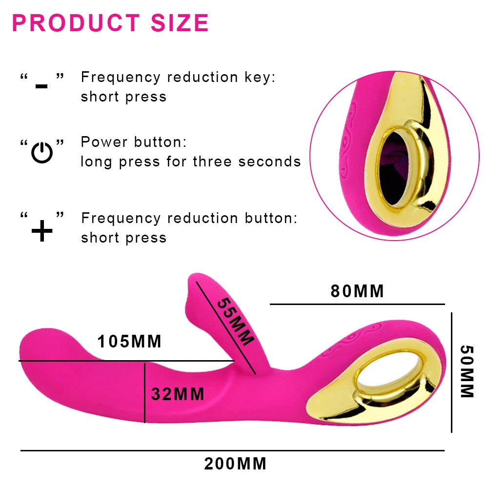 Powerful Vibrator Dildo Wand