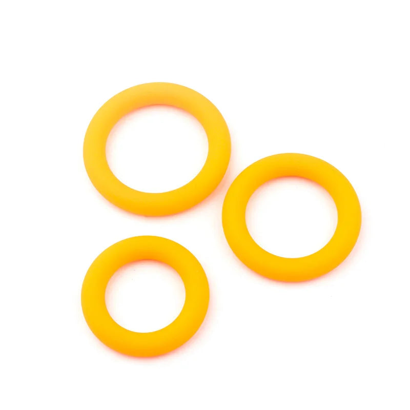 3Pcs Silicone Cock Rings Ejaculation Delay