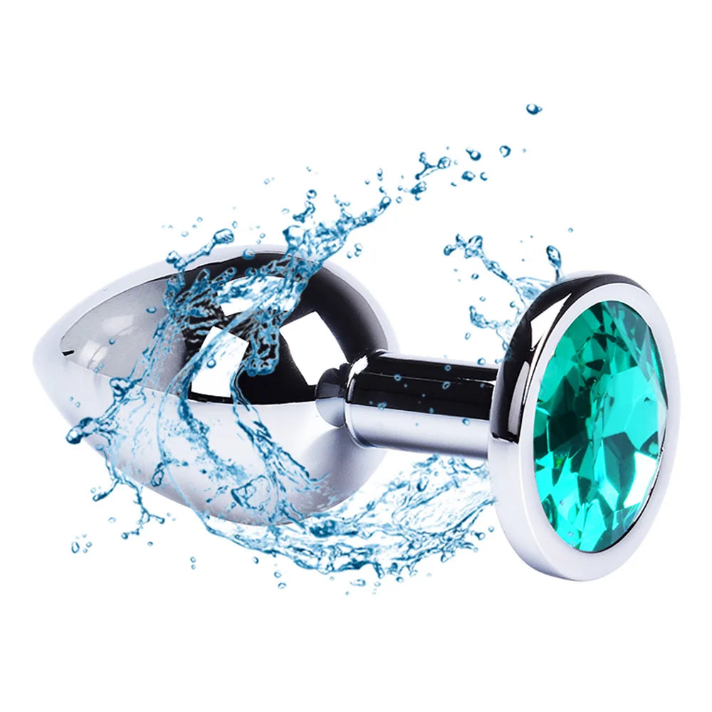 Beginner To Expert: Hot Metal Anal Plug Jewelry