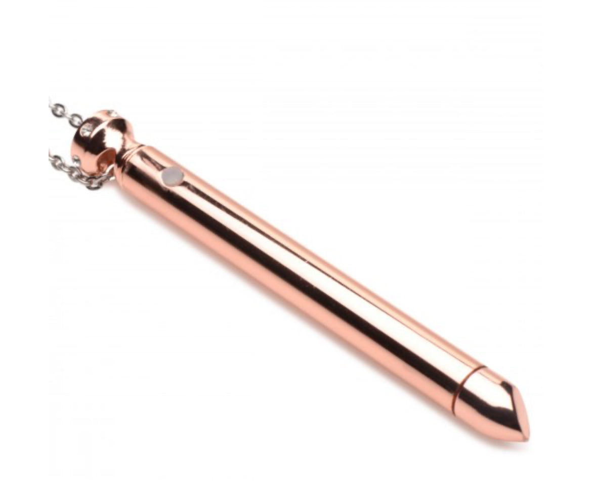 Charmed 7X Vibrating Necklace - Rose Gold