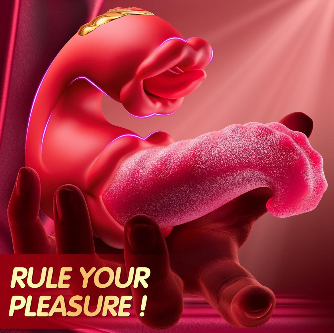 4 -in-1  Double Tounge Pleasure