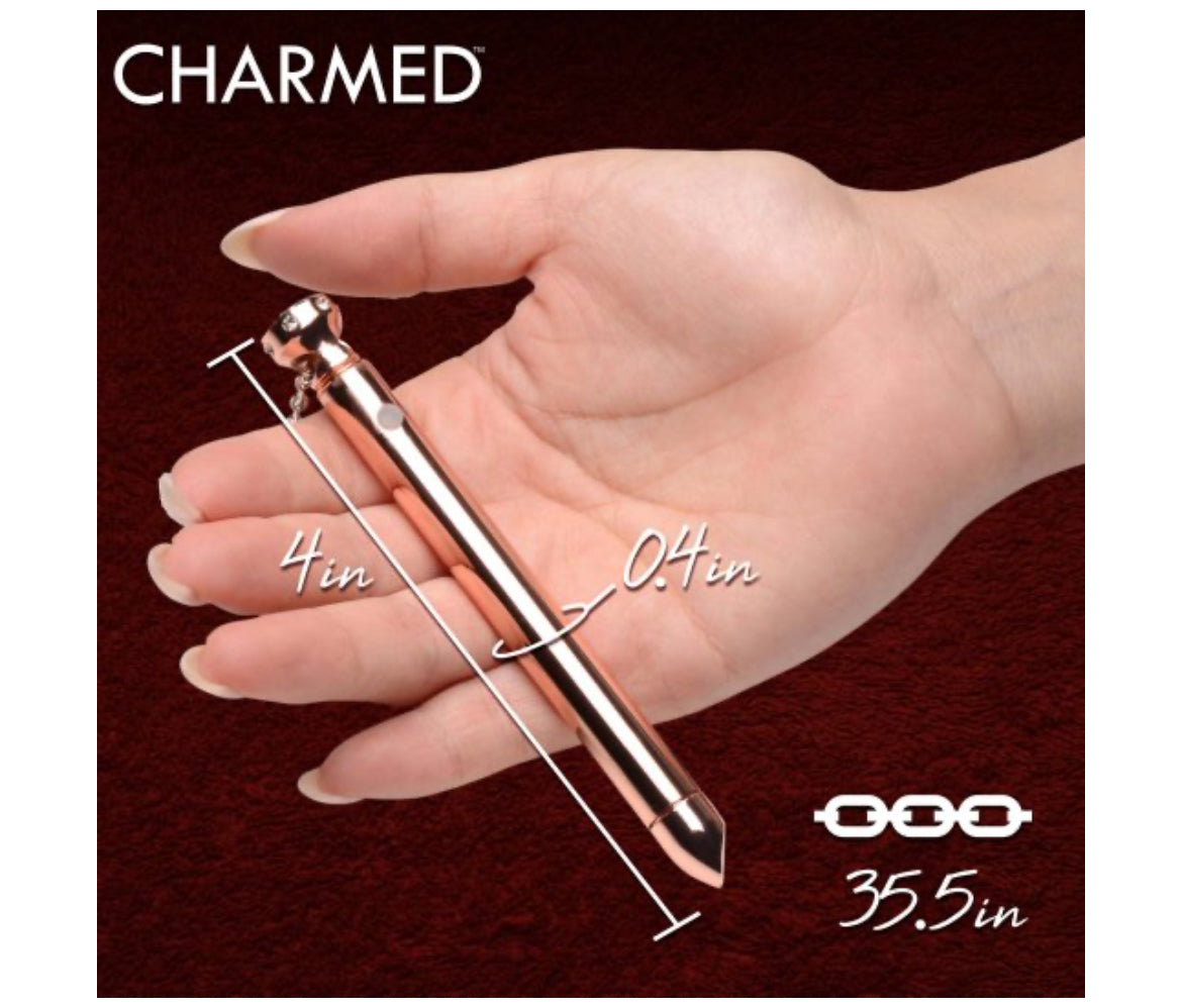 Charmed 7X Vibrating Necklace - Rose Gold