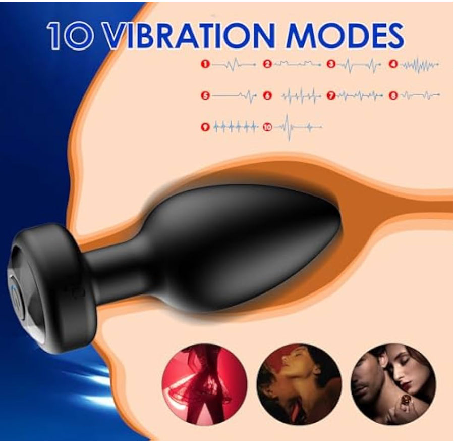 “Training Day”- Silicone Butt Plugs Kit with Remote