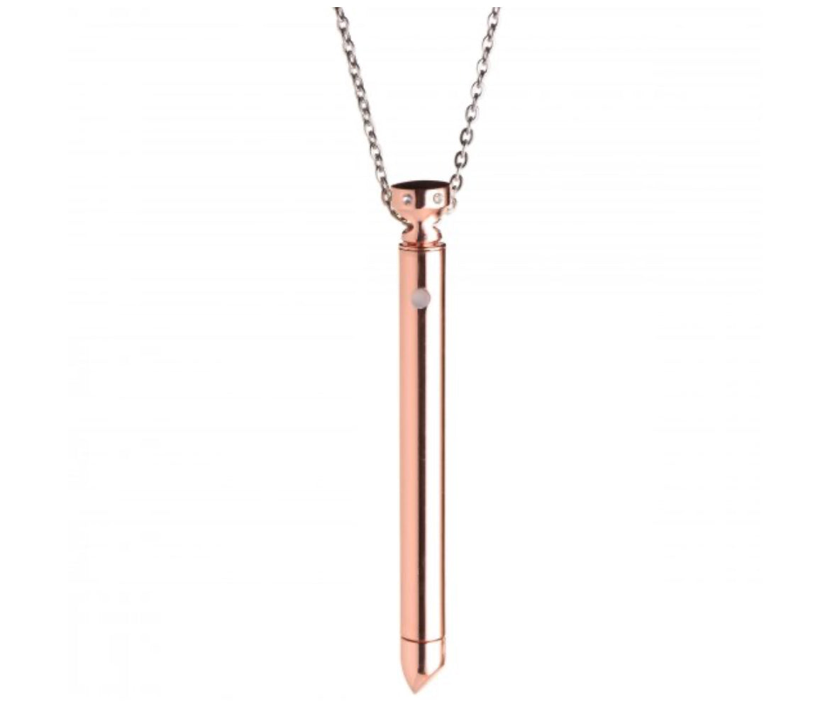 Charmed 7X Vibrating Necklace - Rose Gold