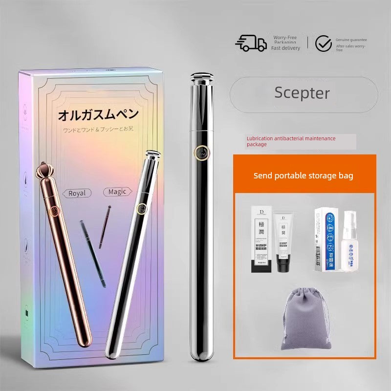 Electric Eye Massager Charging Electric Vibration Pen Women's Mini Vibration Massage Stick Pen Face Cream Bag Small Eye Beautification Instrument