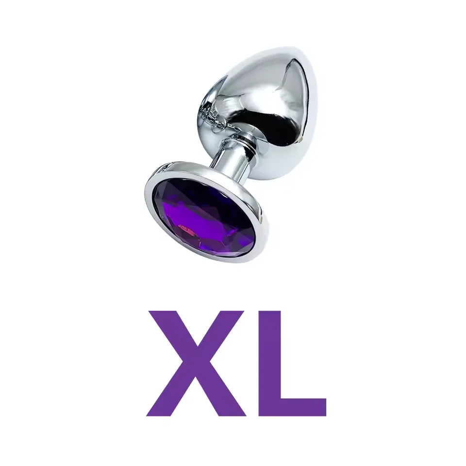 Beginner To Expert: Hot Metal Anal Plug Jewelry