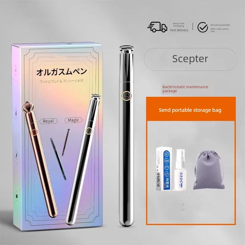 Electric Eye Massager Charging Electric Vibration Pen Women's Mini Vibration Massage Stick Pen Face Cream Bag Small Eye Beautification Instrument