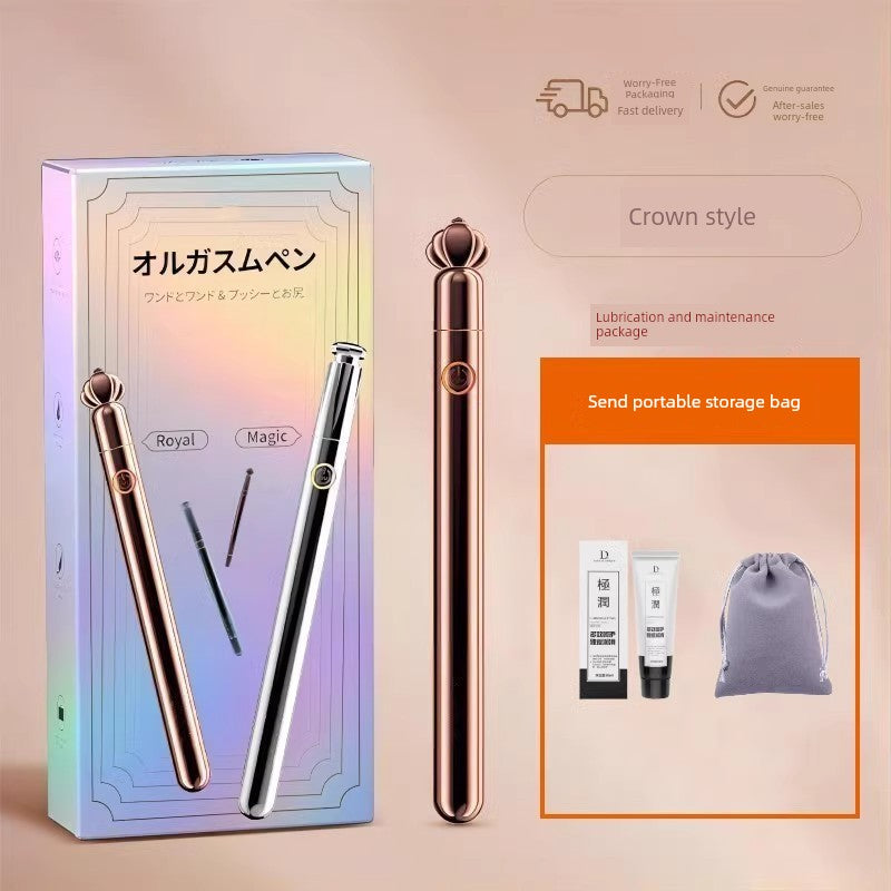 Electric Eye Massager Charging Electric Vibration Pen Women's Mini Vibration Massage Stick Pen Face Cream Bag Small Eye Beautification Instrument
