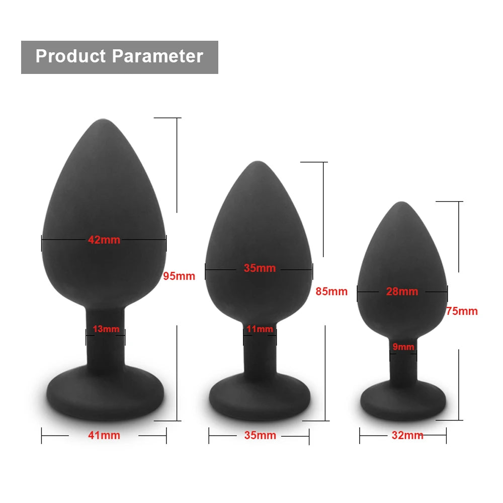 4pcs Mini Erotic Bullet Vibrator Butt Plug