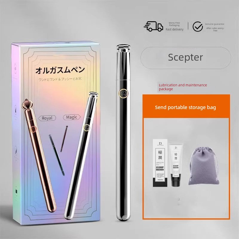 Electric Eye Massager Charging Electric Vibration Pen Women's Mini Vibration Massage Stick Pen Face Cream Bag Small Eye Beautification Instrument