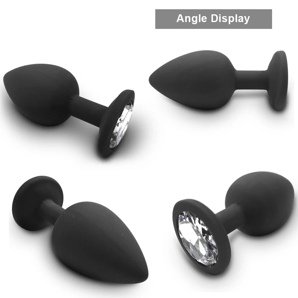 4pcs Mini Erotic Bullet Vibrator Butt Plug