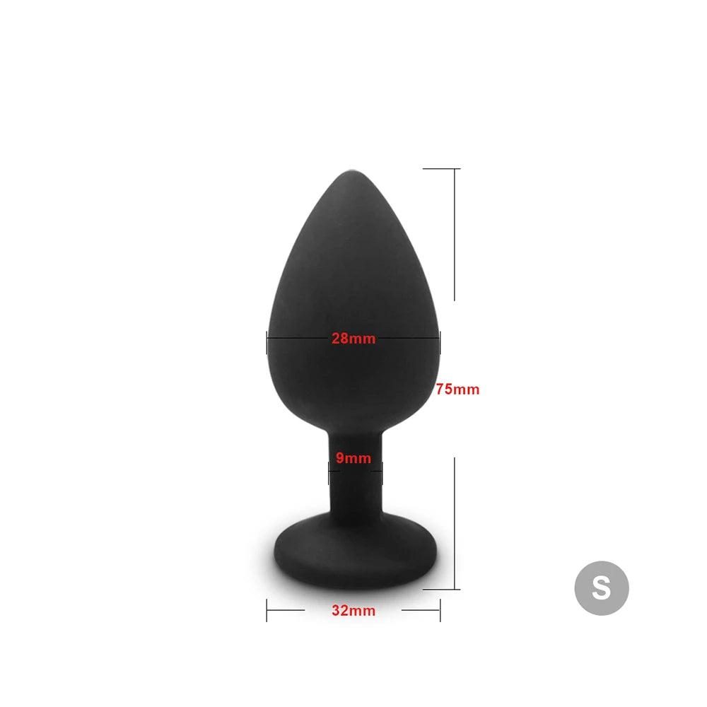 4pcs Mini Erotic Bullet Vibrator Butt Plug