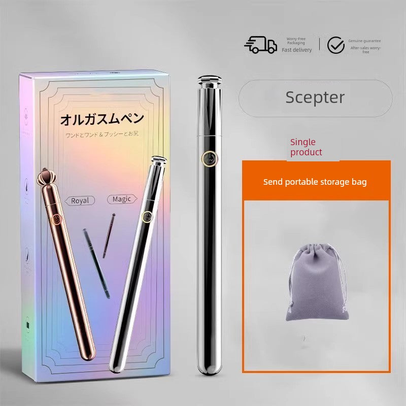 Electric Eye Massager Charging Electric Vibration Pen Women's Mini Vibration Massage Stick Pen Face Cream Bag Small Eye Beautification Instrument