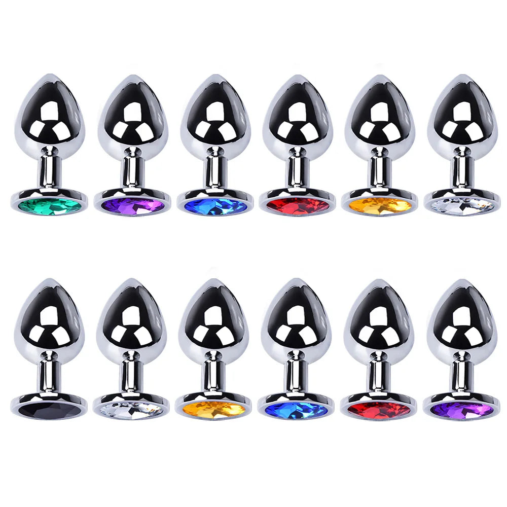 Beginner To Expert: Hot Metal Anal Plug Jewelry