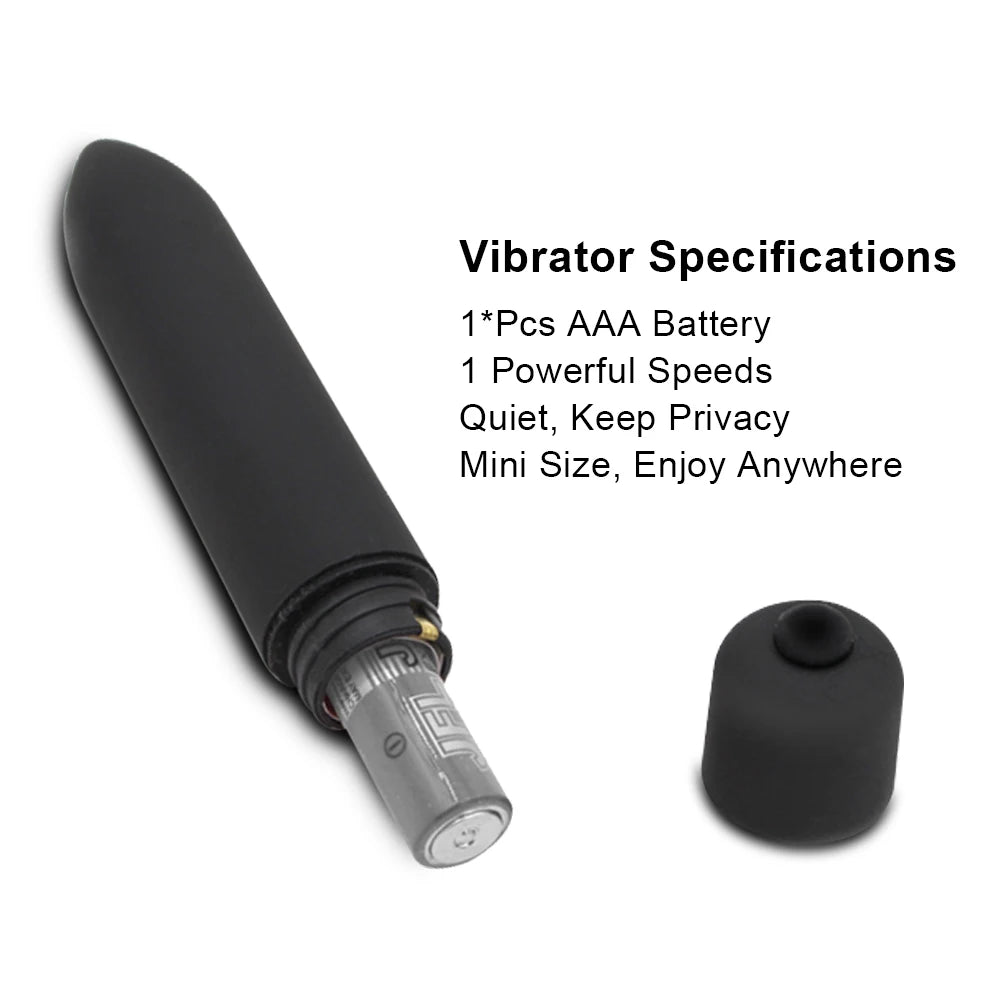 4pcs Mini Erotic Bullet Vibrator Butt Plug