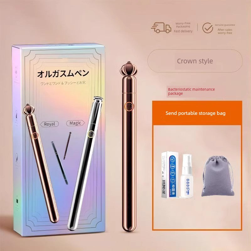 Electric Eye Massager Charging Electric Vibration Pen Women's Mini Vibration Massage Stick Pen Face Cream Bag Small Eye Beautification Instrument