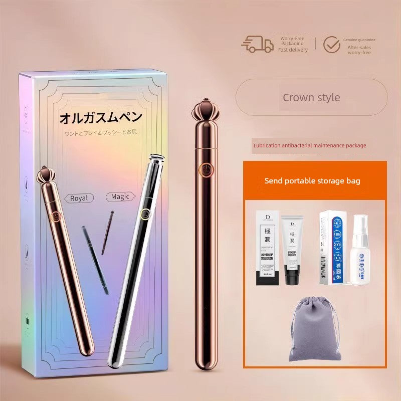 Electric Eye Massager Charging Electric Vibration Pen Women's Mini Vibration Massage Stick Pen Face Cream Bag Small Eye Beautification Instrument