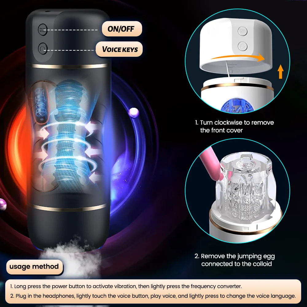 5 in 1 Voice Masturbator Cup