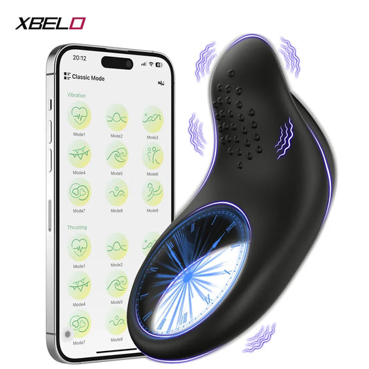 APP Control Vibrating Cock Ring Ejaculation Delay for Couples