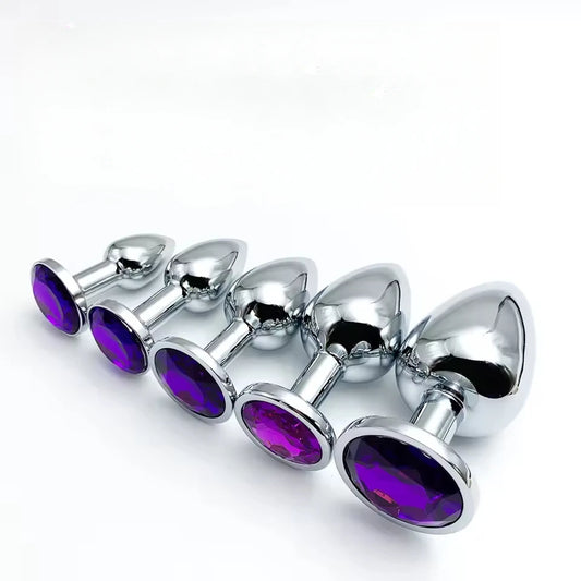 Beginner To Expert: Hot Metal Anal Plug Jewelry