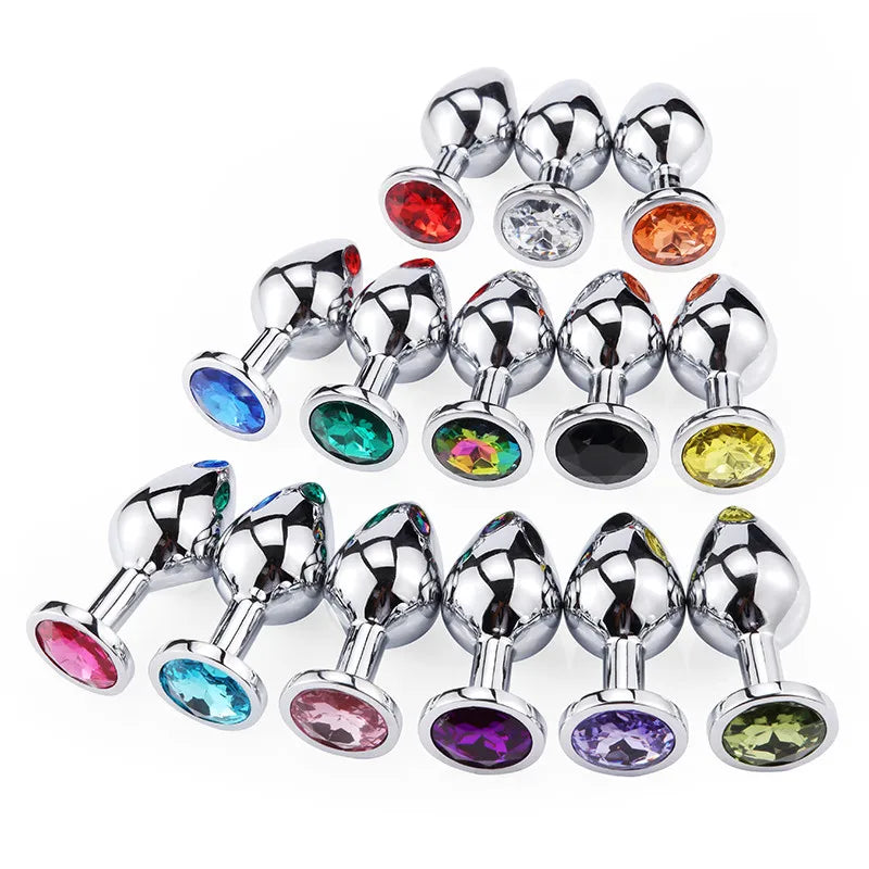 Beginner To Expert: Hot Metal Anal Plug Jewelry