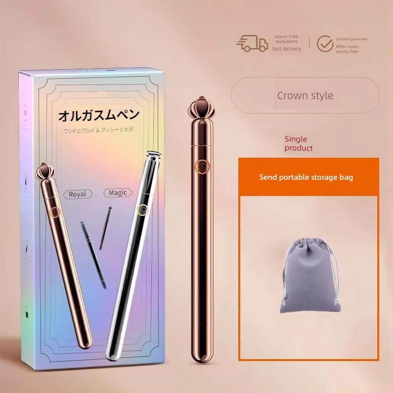 Electric Eye Massager Charging Electric Vibration Pen Women's Mini Vibration Massage Stick Pen Face Cream Bag Small Eye Beautification Instrument